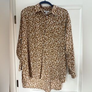 Nine West Animal Print Blouse